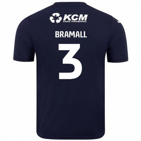 Kandiny Barn Cohen Bramall #3 Marinblå Bortatröja Matchtröjor 2024/25 Tröjor T-Tröja