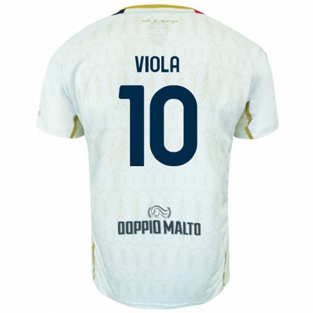 Kandiny Kinder Nicolas Viola #10 Weiß Auswärtstrikot Trikot 2024/25 T-Shirt Österreich