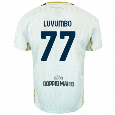 Kandiny Kinder Zito Luvumbo #77 Weiß Auswärtstrikot Trikot 2024/25 T-Shirt Österreich