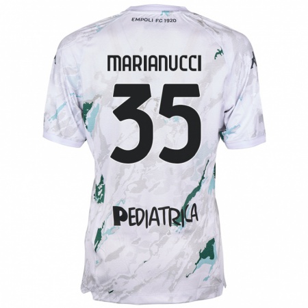 Kandiny Kinder Luca Marianucci #35 Grau Auswärtstrikot Trikot 2024/25 T-Shirt Österreich