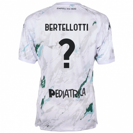 Kandiny Niño Camiseta Giacomo Bertellotti #0 Gris 2ª Equipación 2024/25 La Camisa