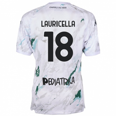 Kandiny Kinderen Giovanni Lauricella #18 Grijs Uitshirt Uittenue 2024/25 T-Shirt België