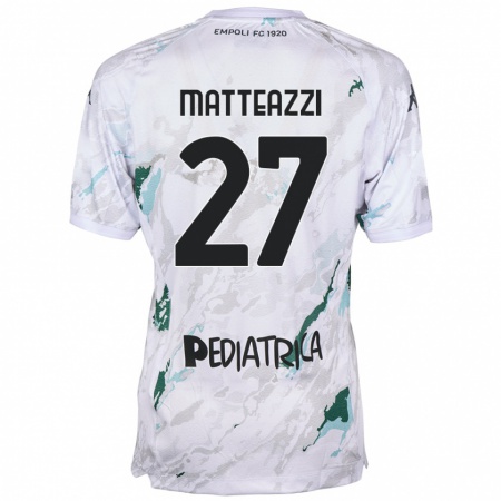 KandinyキッズErnesto Matteazzi#27グレーアウェイシャツ2024/25ジャージーユニフォーム