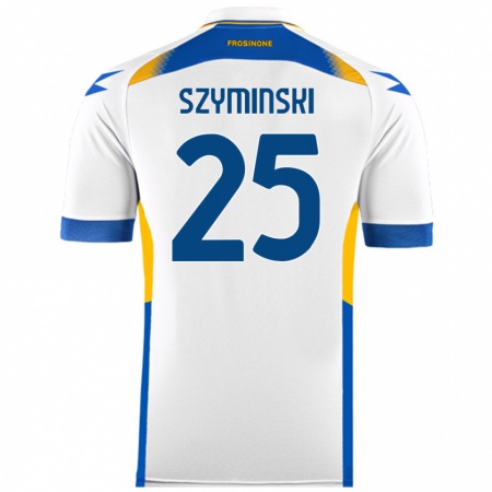 Kandiny Bambino Maglia Przemyslaw Szyminski #25 Bianco Kit Gara Away 2024/25 Maglietta