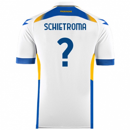 KandinyキッズLorenzo Schietroma#0白アウェイシャツ2024/25ジャージーユニフォーム