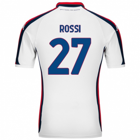 KandinyキッズLucrezia Rossi#27白アウェイシャツ2024/25ジャージーユニフォーム