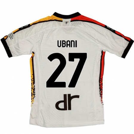 Kandiny Kinder Marlon Ubani #27 Weiß Schwarz Auswärtstrikot Trikot 2024/25 T-Shirt Österreich