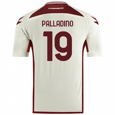 KandinyキッズAlfonso Palladino#19クリームカラーアウェイシャツ2024/25ジャージーユニフォーム