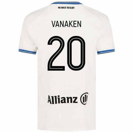 Kandiny Kinder Hans Vanaken #20 Weiß Auswärtstrikot Trikot 2024/25 T-Shirt Österreich