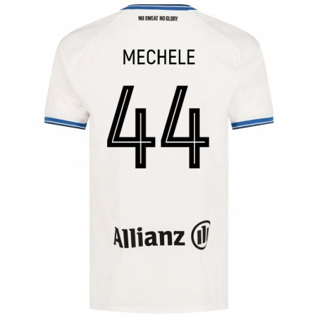 Kandiny Kinder Brandon Mechele #44 Weiß Auswärtstrikot Trikot 2024/25 T-Shirt Österreich