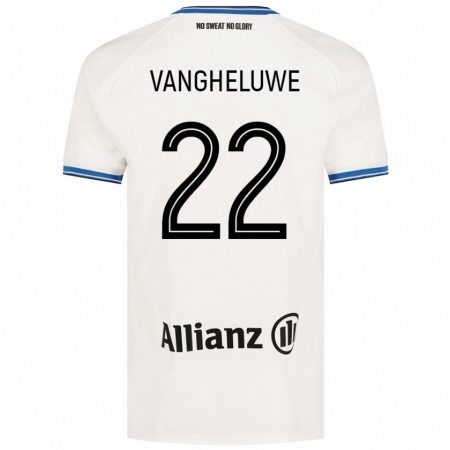 Kandiny Kinder Jody Vangheluwe #22 Weiß Auswärtstrikot Trikot 2024/25 T-Shirt Österreich