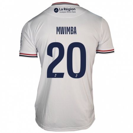 Kandiny Kinder Josué Mwimba Isala #20 Weiß Auswärtstrikot Trikot 2024/25 T-Shirt Österreich