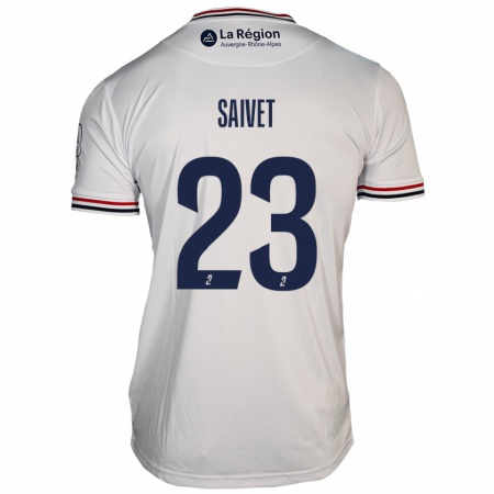 Kandiny Criança Camisola Henri Saivet #23 Branco Alternativa 2024/25 Camisa Brasil