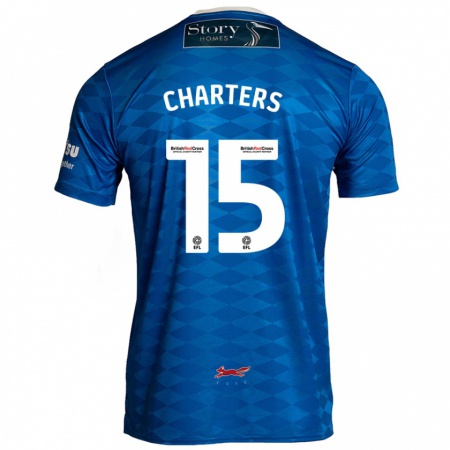 Kandiny Uomo Maglia Taylor Charters #15 Blu Kit Gara Home 2024/25 Maglietta