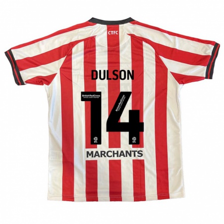 Kandiny Heren Liam Dulson #14 Rood Wit Thuisshirt Thuistenue 2024/25 T-Shirt België