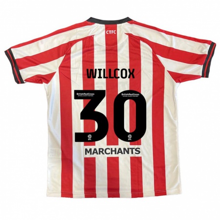 Kandiny Heren Freddy Willcox #30 Rood Wit Thuisshirt Thuistenue 2024/25 T-Shirt België