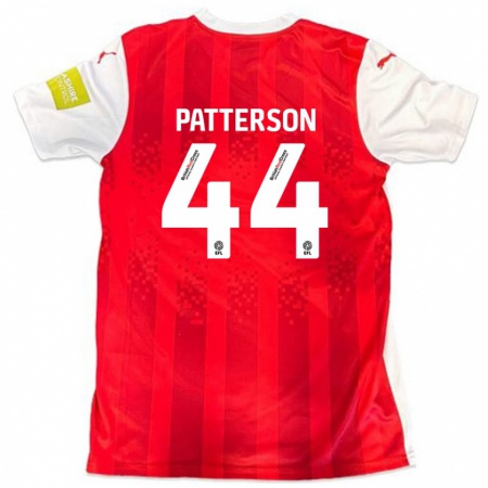 Kandiny Män Phoenix Patterson #44 Röd Vit Hemmatröja Matchtröjor 2024/25 Tröjor T-Tröja