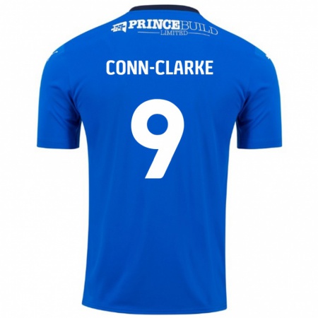 Kandiny Herren Chris Conn-Clarke #9 Blau Weiß Heimtrikot Trikot 2024/25 T-Shirt Österreich