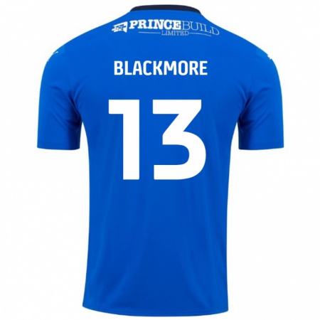 Kandiny Hombre Camiseta Will Blackmore #13 Azul Blanco 1ª Equipación 2024/25 La Camisa