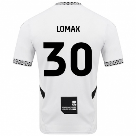 Kandiny Uomo Maglia Ben Lomax #30 Bianco Kit Gara Home 2024/25 Maglietta