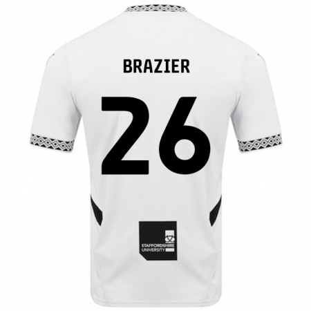 Kandiny Herren Liam Brazier #26 Weiß Heimtrikot Trikot 2024/25 T-Shirt Österreich