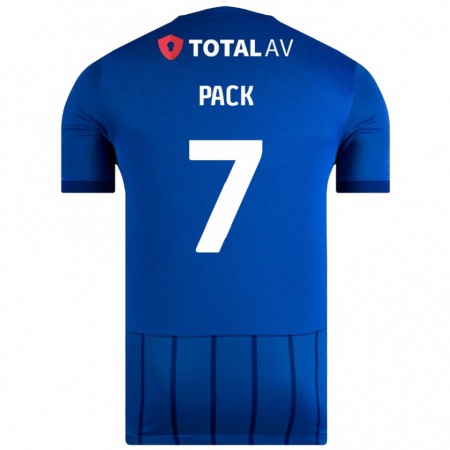 Kandiny Herren Marlon Pack #7 Blau Heimtrikot Trikot 2024/25 T-Shirt Österreich