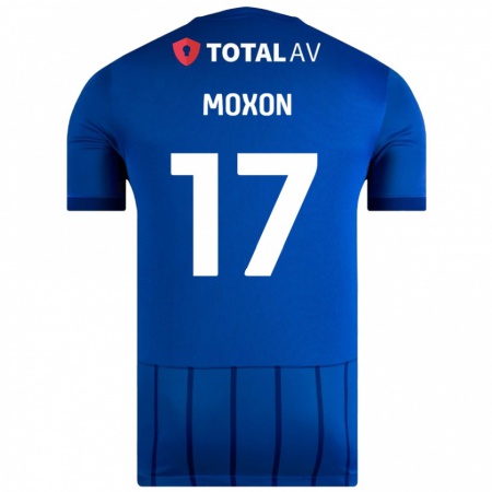 Kandiny Herren Owen Moxon #17 Blau Heimtrikot Trikot 2024/25 T-Shirt Österreich