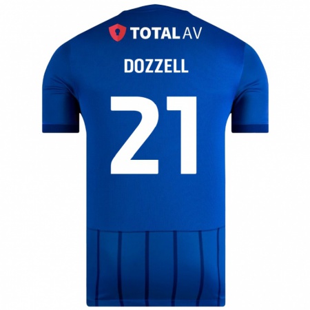 Kandiny Męski Andre Dozzell #21 Niebieski Domowa Koszulka 2024/25 Koszulki Klubowe