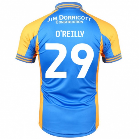 Kandiny Uomo Maglia Tommi O'reilly #29 Blu Ambra Kit Gara Home 2024/25 Maglietta