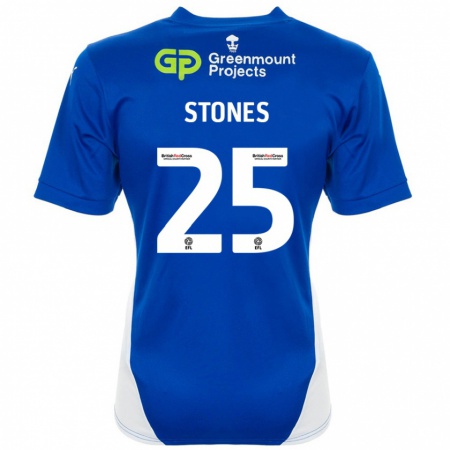 Kandiny Herren Josh Stones #25 Blau Weiß Heimtrikot Trikot 2024/25 T-Shirt Österreich