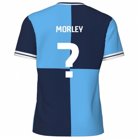 Kandiny Heren Aaron Morley #0 Hemelsblauw Donkerblauw Thuisshirt Thuistenue 2024/25 T-Shirt België