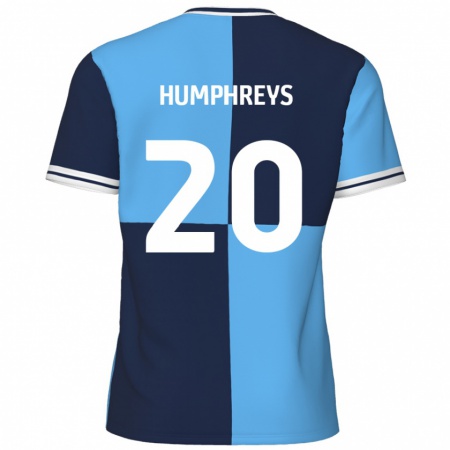 Kandiny Herren Cameron Humphreys #20 Himmelblau Dunkelblau Heimtrikot Trikot 2024/25 T-Shirt Österreich