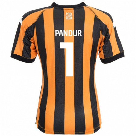 Kandiny Hombre Camiseta Ivor Pandur #1 Negro Ámbar 1ª Equipación 2024/25 La Camisa