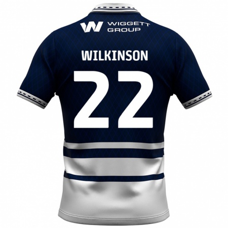 Kandiny Hombre Camiseta Chloe Wilkinson #22 Azul Marino Blanco 1ª Equipación 2024/25 La Camisa México