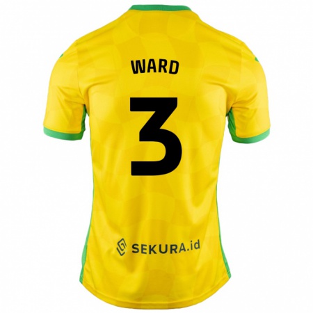 Kandiny Uomo Maglia Summer Ward #3 Giallo Verde Kit Gara Home 2024/25 Maglietta