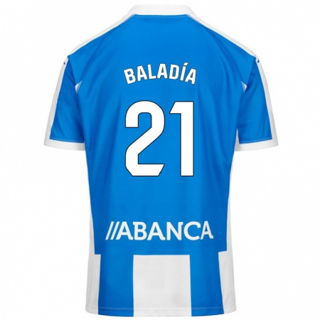 Kandiny Herren Álvaro Baladía #21 Blau Weiß Heimtrikot Trikot 2024/25 T-Shirt Österreich