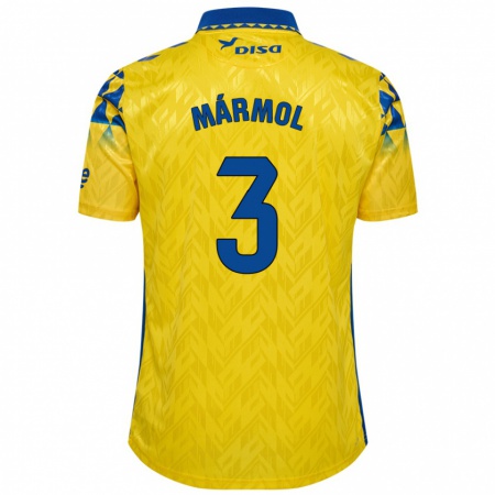 Kandiny Hombre Camiseta Mika Mármol #3 Amarillo Azul 1ª Equipación 2024/25 La Camisa México