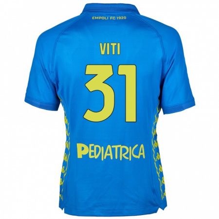 Kandiny Hombre Camiseta Vittorio Viti #31 Azul 1ª Equipación 2024/25 La Camisa