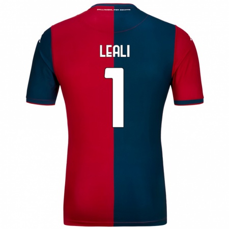 Kandiny Hombre Camiseta Nicola Leali #1 Rojo Azul Oscuro 1ª Equipación 2024/25 La Camisa México