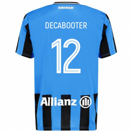 Kandiny Uomo Maglia Marith Decabooter #12 Azzurro Nero Kit Gara Home 2024/25 Maglietta