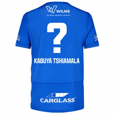 Kandiny Uomo Maglia Lino Kabuya Tshiamala #0 Blu Kit Gara Home 2024/25 Maglietta