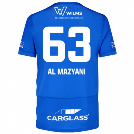 Kandiny Uomo Maglia Faissal Al Mazyani #63 Blu Kit Gara Home 2024/25 Maglietta