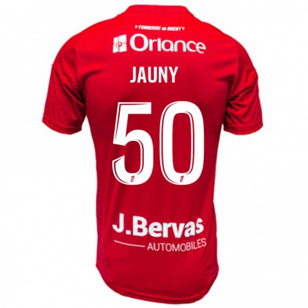 Kandiny Herren Noah Jauny #50 Rot Weiß Heimtrikot Trikot 2024/25 T-Shirt Österreich