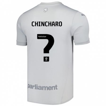 Kandiny Hombre Camiseta Victoria Chincharo #0 Gris Plata 2ª Equipación 2024/25 La Camisa