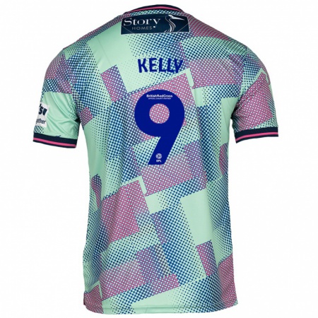 Kandiny Uomo Maglia Georgie Kelly #9 Verde Kit Gara Away 2024/25 Maglietta