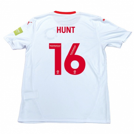 Kandiny Herren Mackenzie Hunt #16 Weiß Auswärtstrikot Trikot 2024/25 T-Shirt Österreich