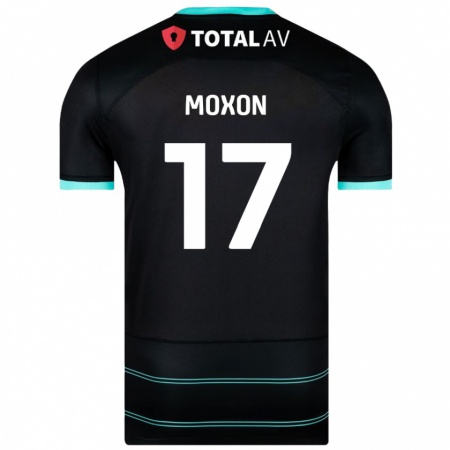 Kandiny Uomo Maglia Owen Moxon #17 Nero Kit Gara Away 2024/25 Maglietta