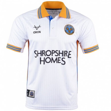 Kandiny Uomo Maglia Josh Feeney #0 Bianco Kit Gara Away 2024/25 Maglietta