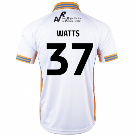 Kandiny Herren Harvey Watts #37 Weiß Auswärtstrikot Trikot 2024/25 T-Shirt Österreich