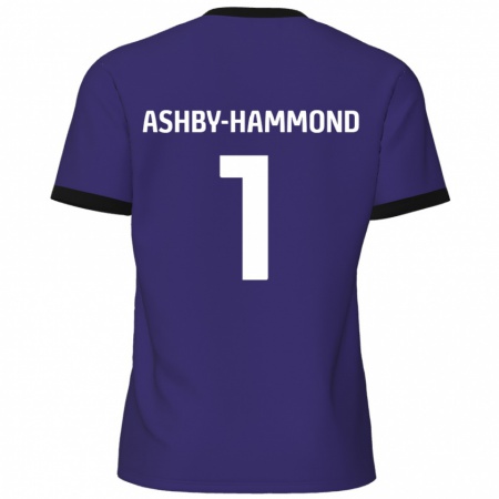 Kandiny Herren Taye Ashby-Hammond #1 Lila Auswärtstrikot Trikot 2024/25 T-Shirt Österreich